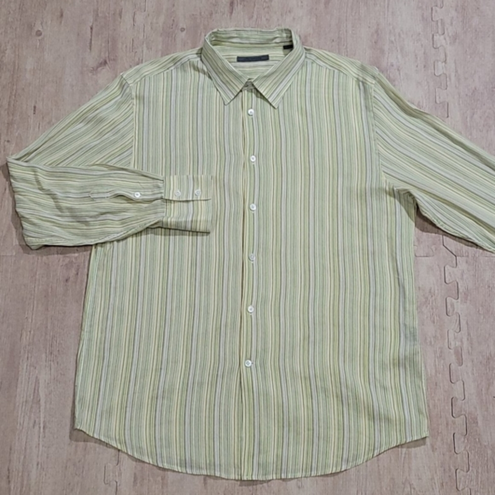 John Varvatos Silk Button Down Shirt
